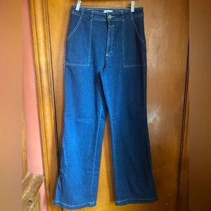 Closed Denim Aria high- rise wide leg jeans